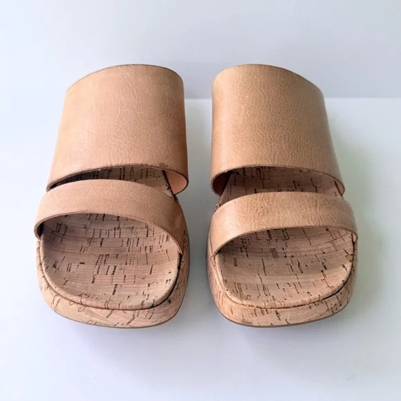 Kork-Ease Alia Slide Sandal In Natural Tan Size 8 - Picture 5 of 14
